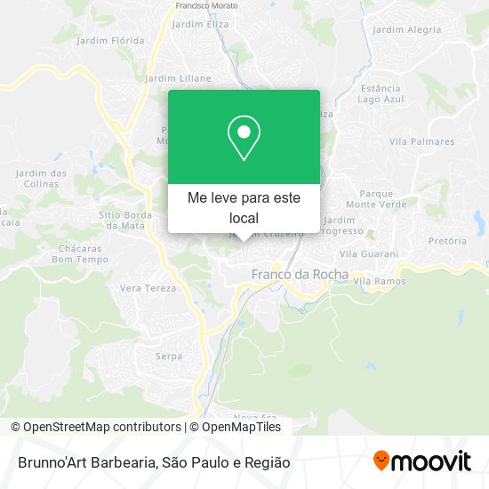 Brunno'Art Barbearia mapa