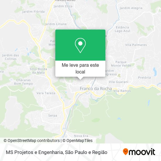 MS Projetos e Engenharia mapa