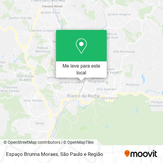 Espaço Brunna Moraes mapa