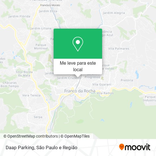 Daap Parking mapa