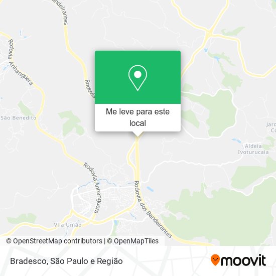 Bradesco mapa