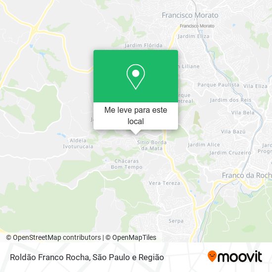 Roldão Franco Rocha mapa