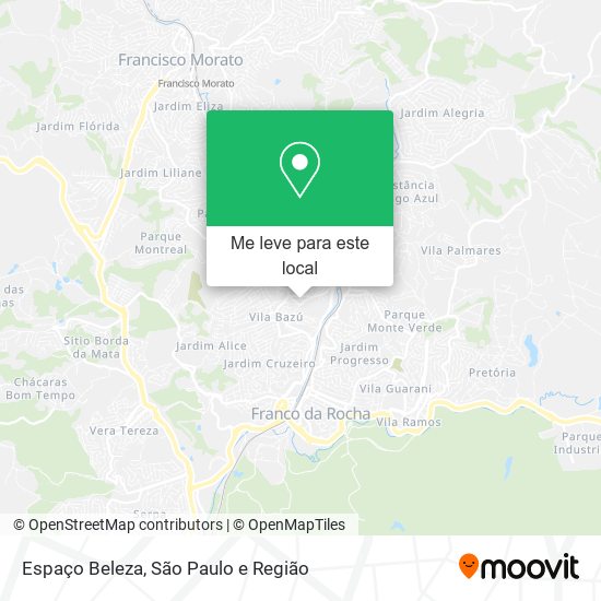 Espaço Beleza mapa