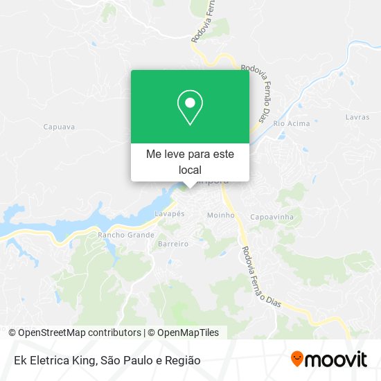 Ek Eletrica King mapa