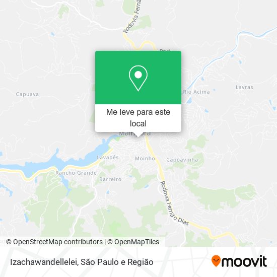 Izachawandellelei mapa