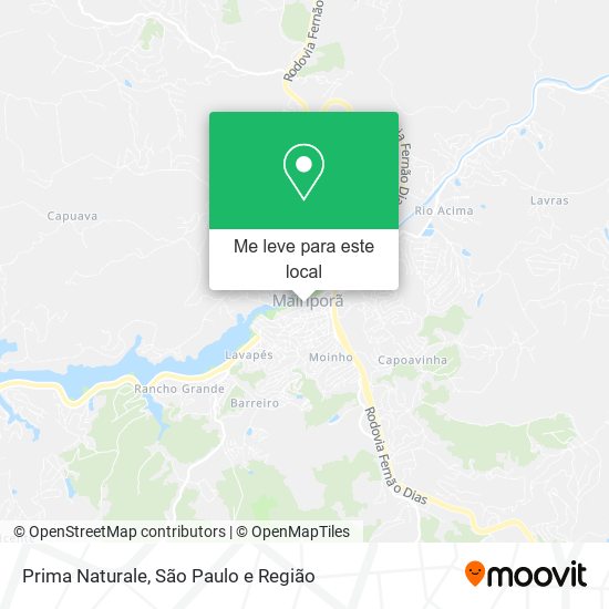 Prima Naturale mapa