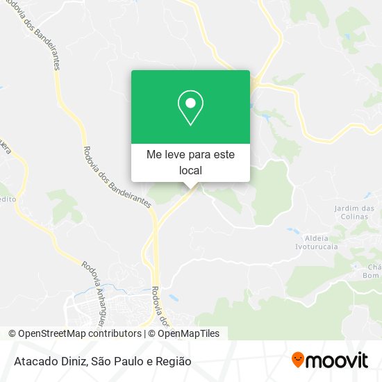 Atacado Diniz mapa