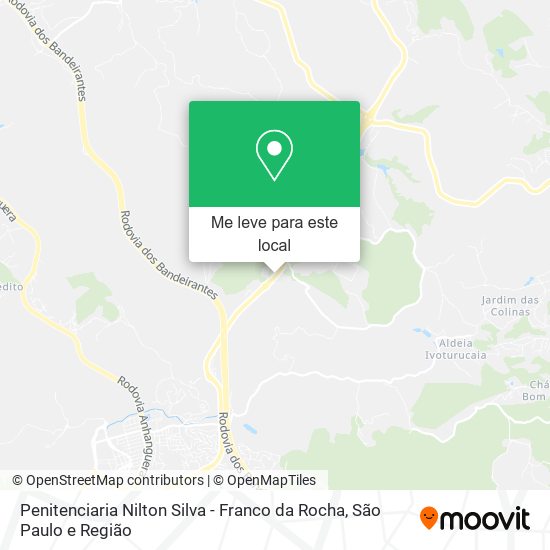 Penitenciaria Nilton Silva - Franco da Rocha mapa