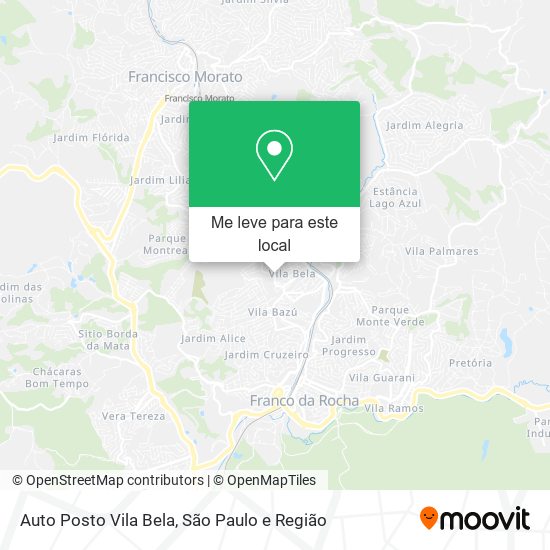 Auto Posto Vila Bela mapa