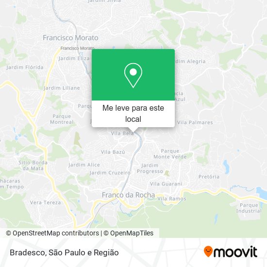 Bradesco mapa