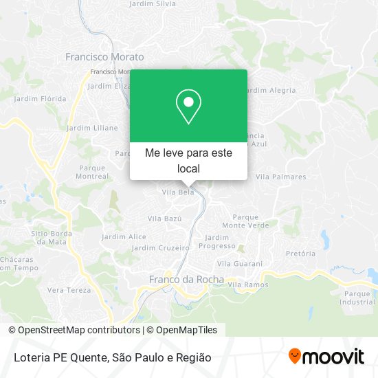 Loteria PE Quente mapa