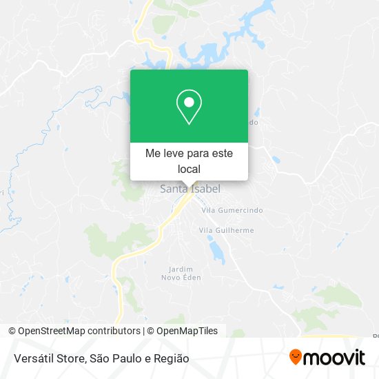 Versátil Store mapa