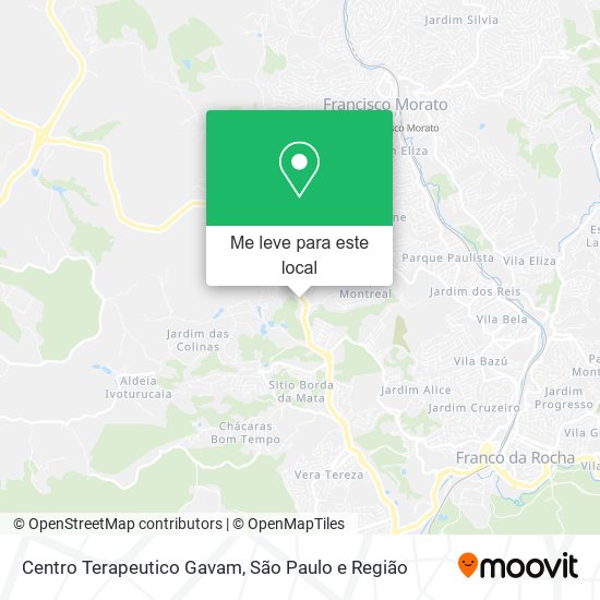 Centro Terapeutico Gavam mapa