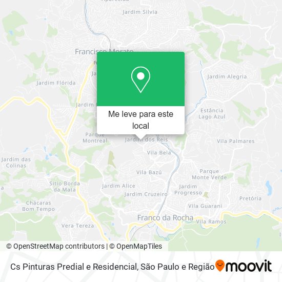 Cs Pinturas Predial e Residencial mapa