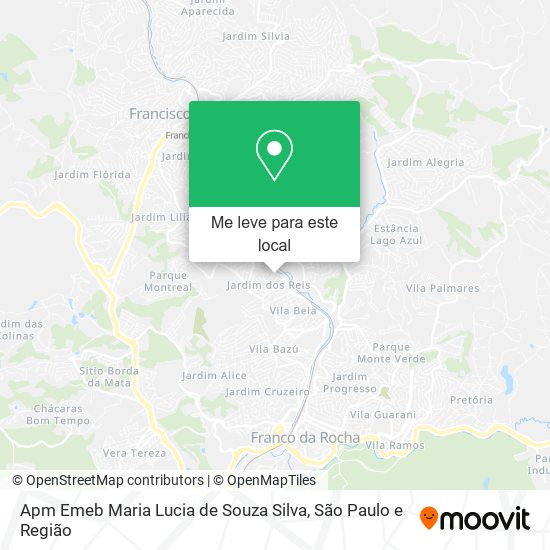 Apm Emeb Maria Lucia de Souza Silva mapa