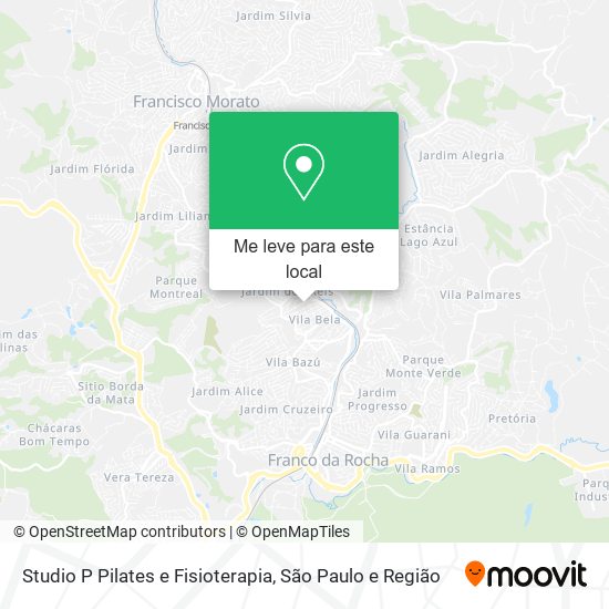 Studio P Pilates e Fisioterapia mapa