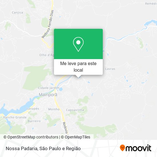 Nossa Padaria mapa