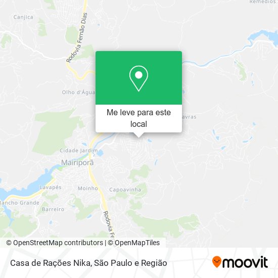 Casa de Rações Nika mapa