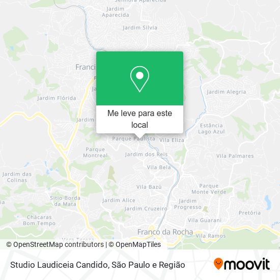 Studio Laudiceia Candido mapa