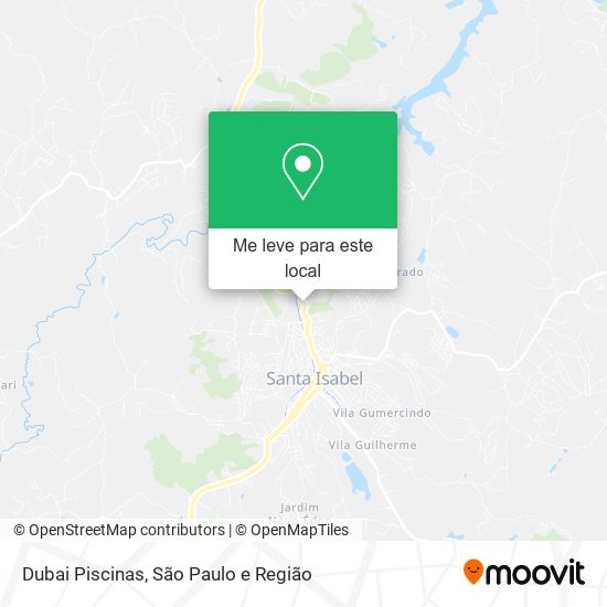 Dubai Piscinas mapa