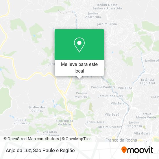 Anjo da Luz mapa