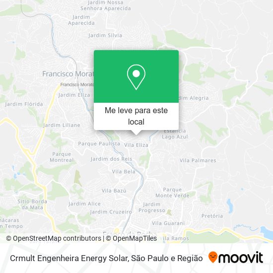 Crmult Engenheira Energy Solar mapa