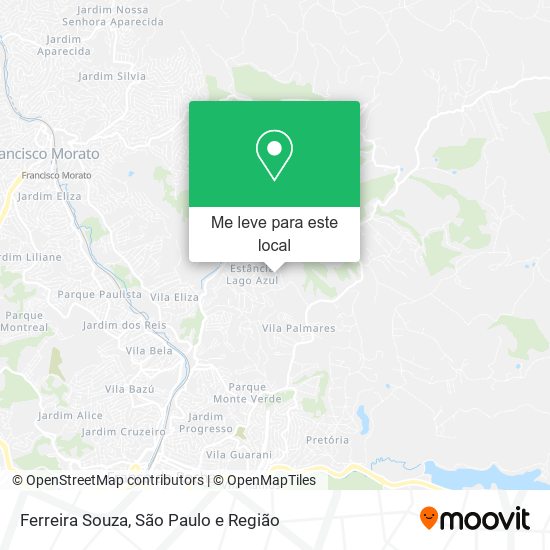 Ferreira Souza mapa