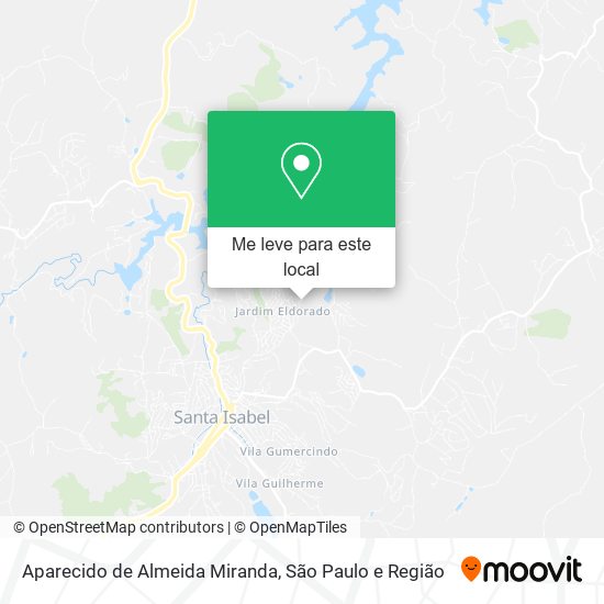 Aparecido de Almeida Miranda mapa