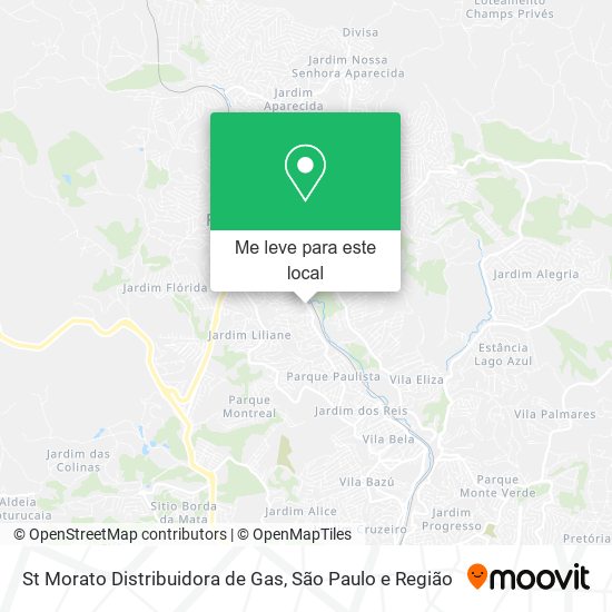 St Morato Distribuidora de Gas mapa