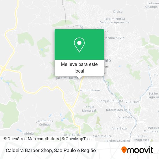 Caldeira Barber Shop mapa