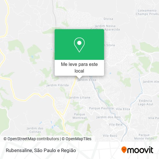 Rubensaline mapa