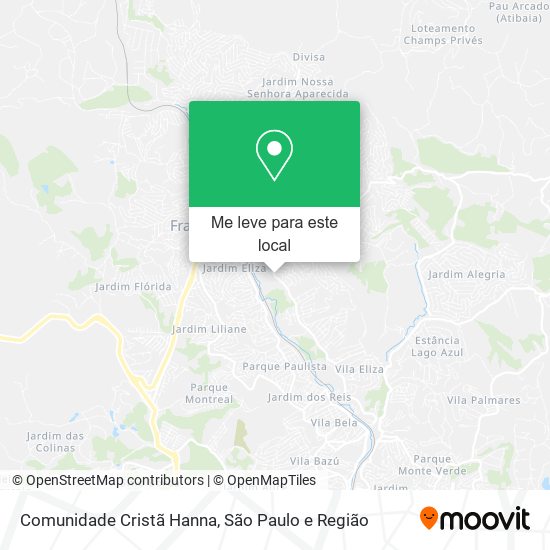 Comunidade Cristã Hanna mapa