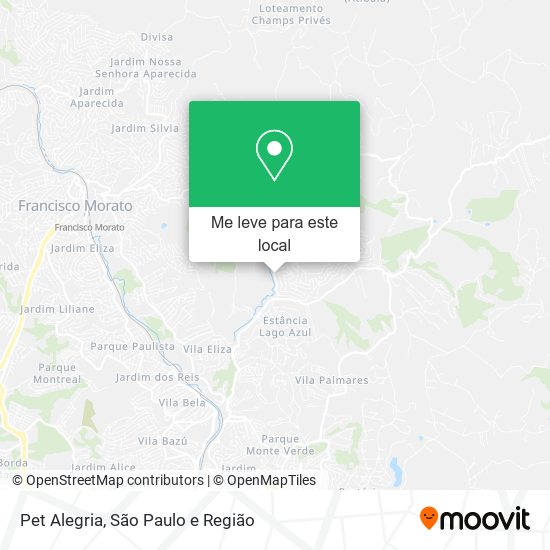 Pet Alegria mapa