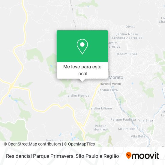 Residencial Parque Primavera mapa