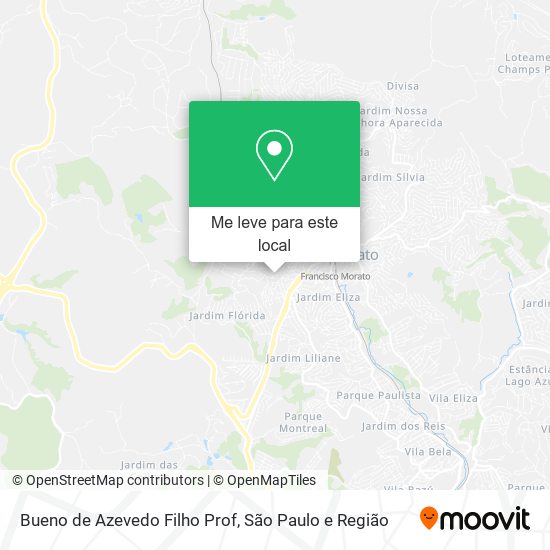 Bueno de Azevedo Filho Prof mapa