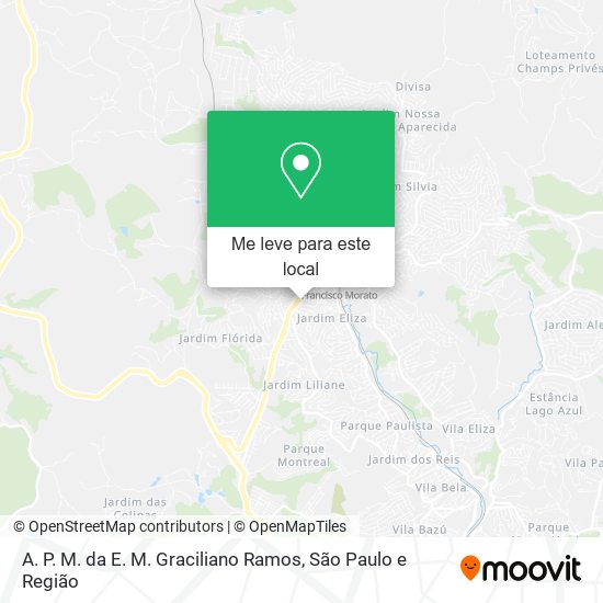 A. P. M. da E. M. Graciliano Ramos mapa