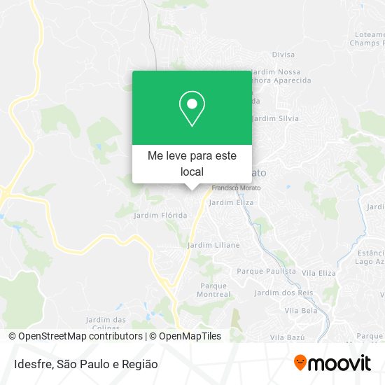 Idesfre mapa