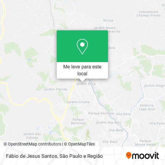 Fábio de Jesus Santos mapa