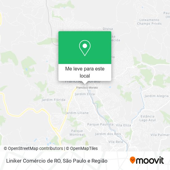 Liniker Comércio de RO mapa
