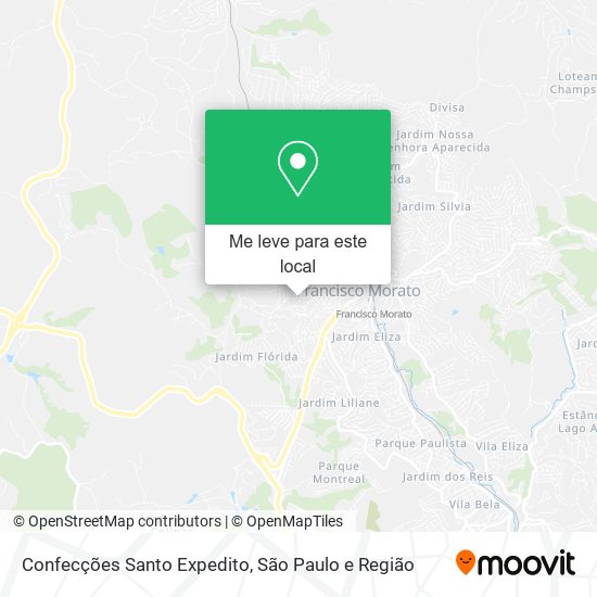 Confecções Santo Expedito mapa