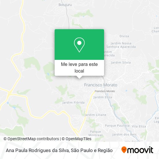Ana Paula Rodrigues da Silva mapa