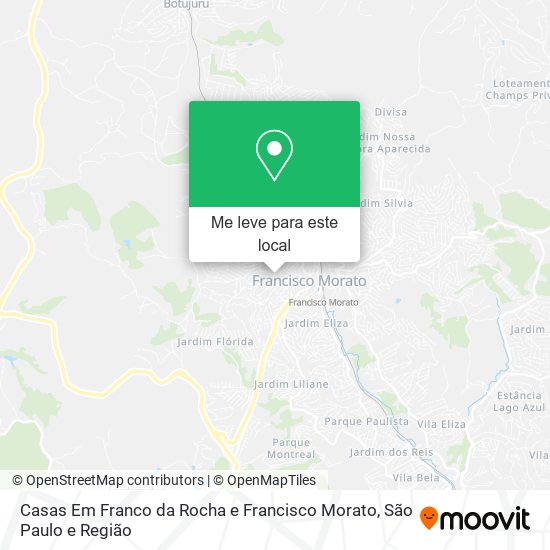 Casas Em Franco da Rocha e Francisco Morato mapa