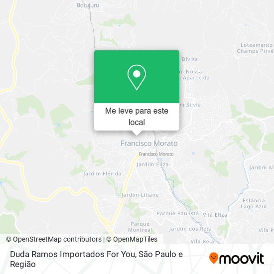 Duda Ramos Importados For You mapa