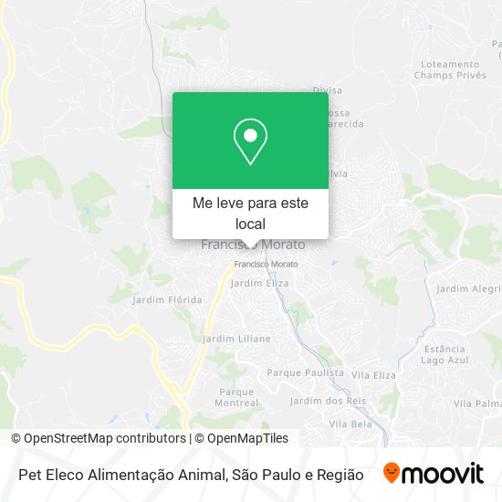 Pet Eleco Alimentação Animal mapa