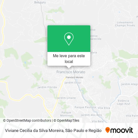 Viviane Cecilia da Silva Moreira mapa