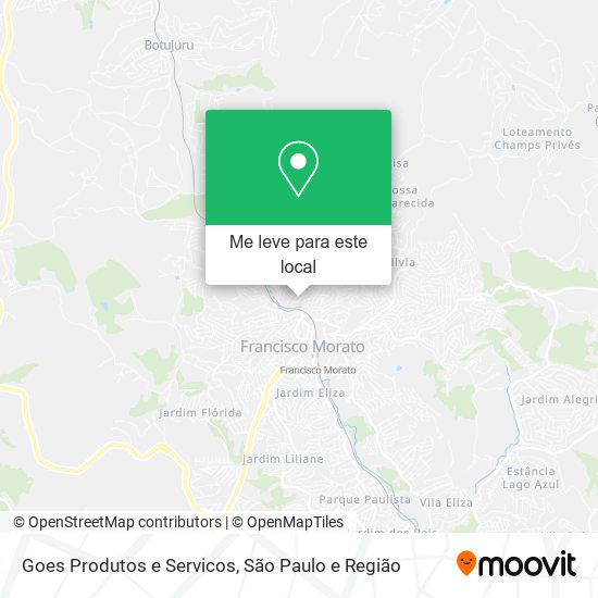 Goes Produtos e Servicos mapa