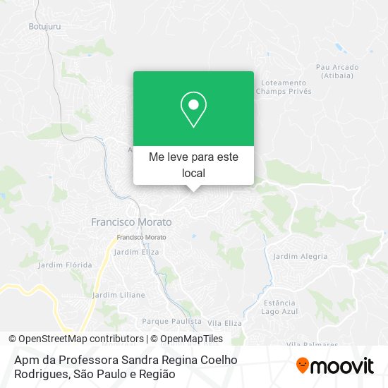 Apm da Professora Sandra Regina Coelho Rodrigues mapa
