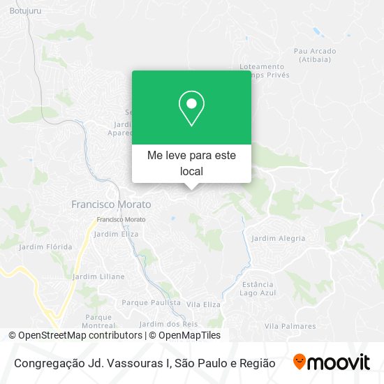 Congregação Jd. Vassouras I mapa