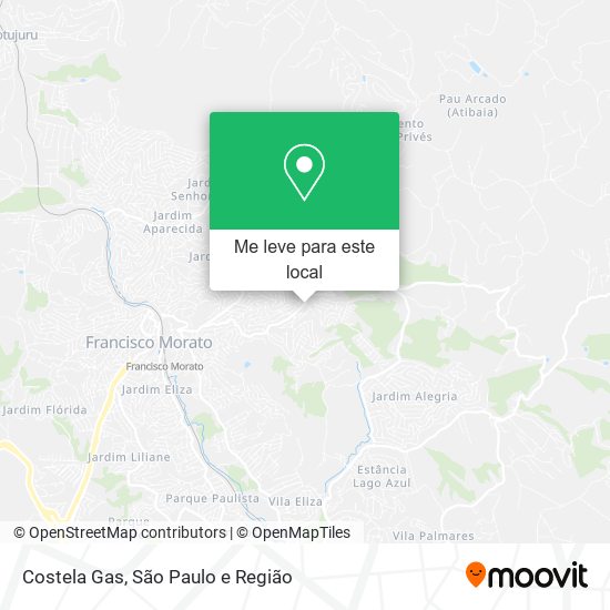 Costela Gas mapa
