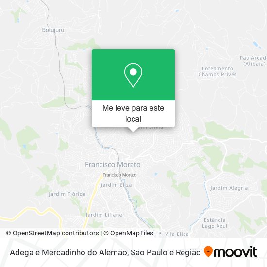 Adega e Mercadinho do Alemão mapa